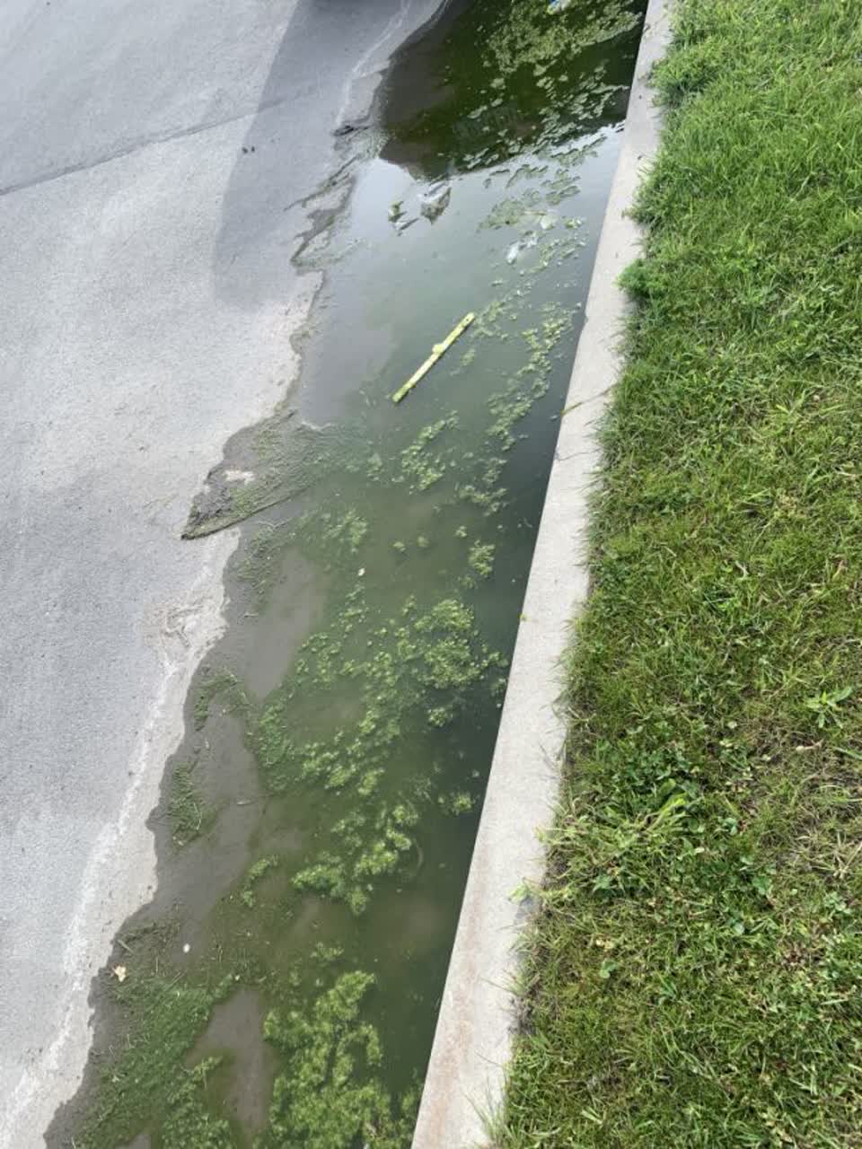 The photograph attached to this wastewater/stormwater report
