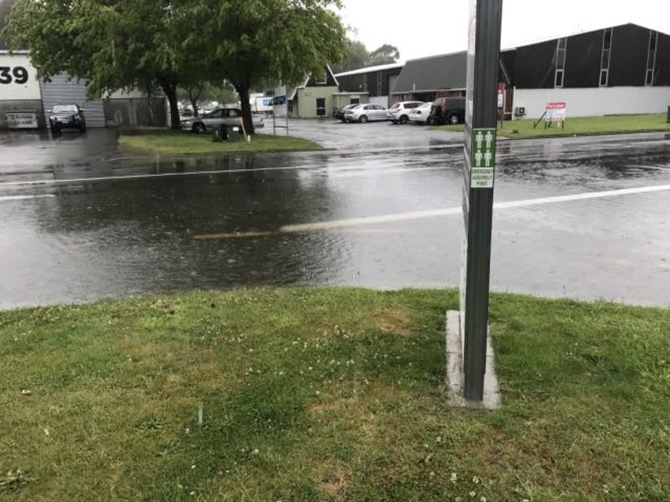 The photograph attached to this flooding report