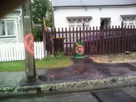 Graffiti, a report photo