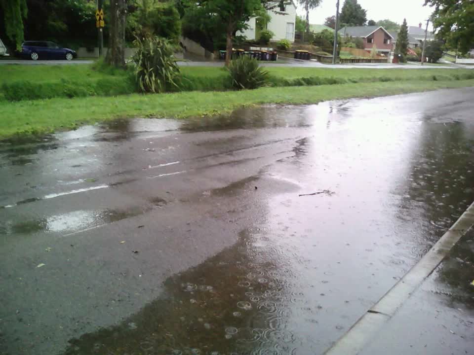 The photograph attached to this flooding report