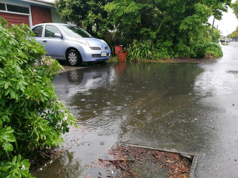 The photograph attached to this flooding report