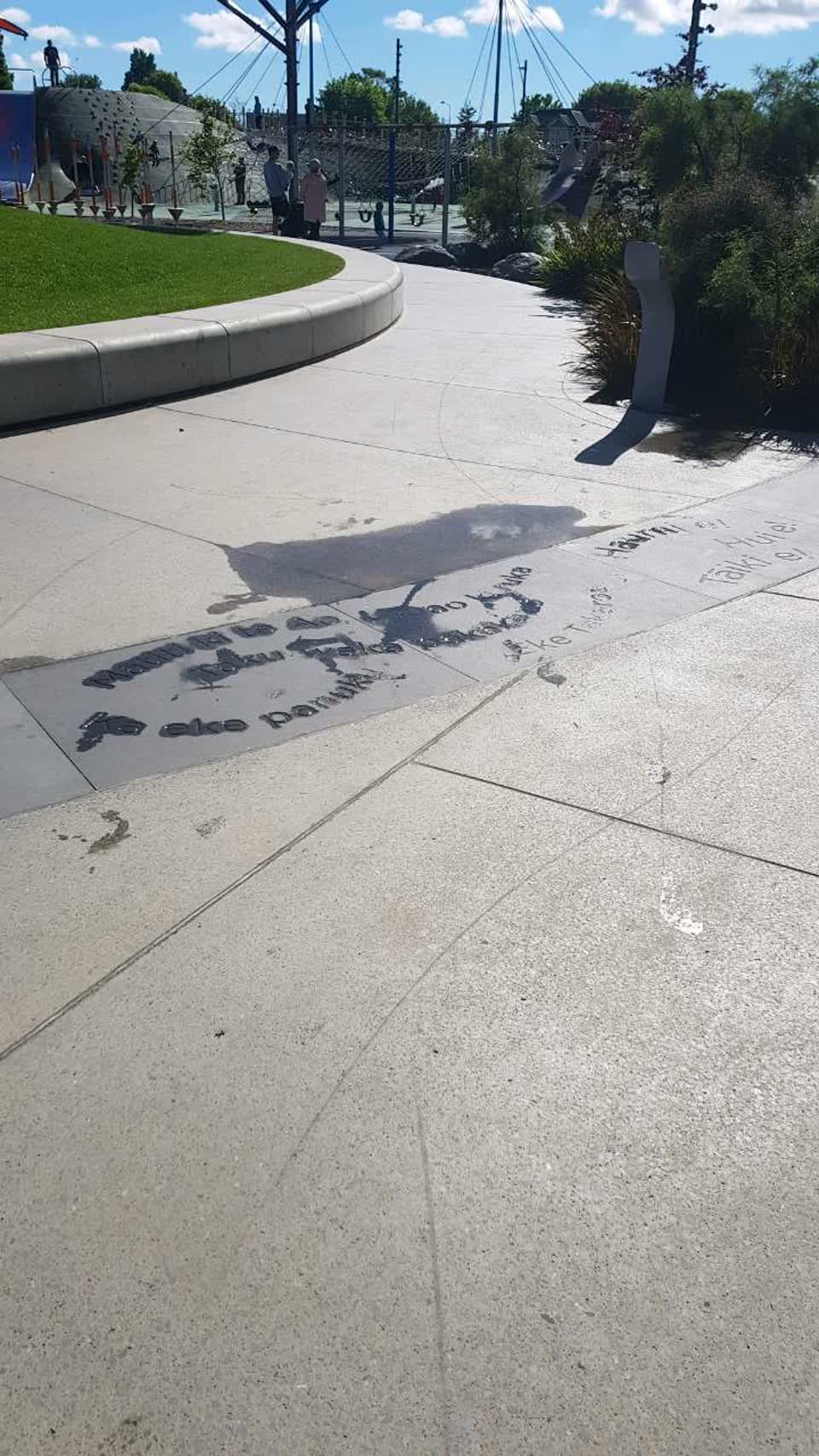 The photograph attached to this parks report