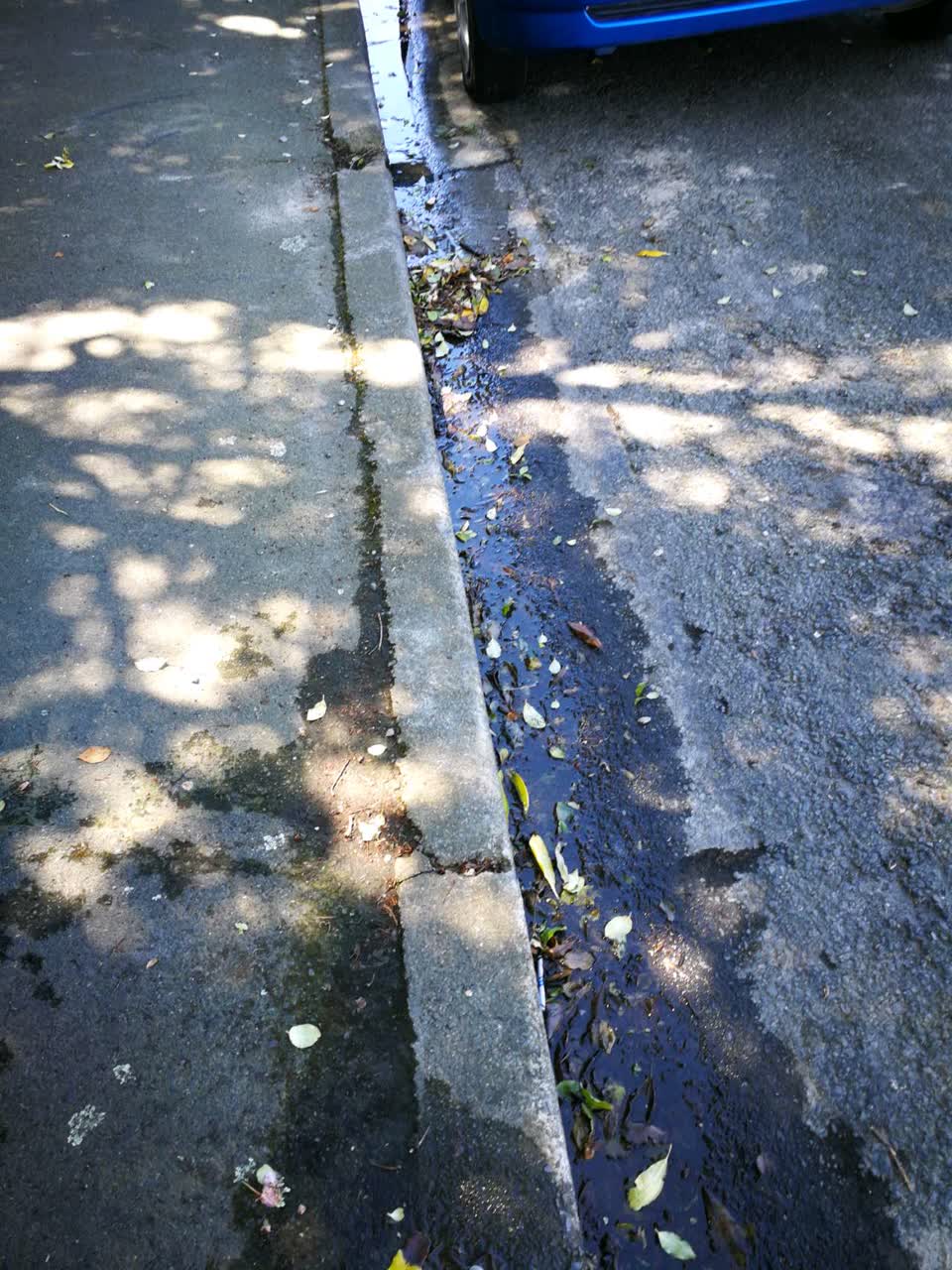 The photograph attached to this wastewater/stormwater report