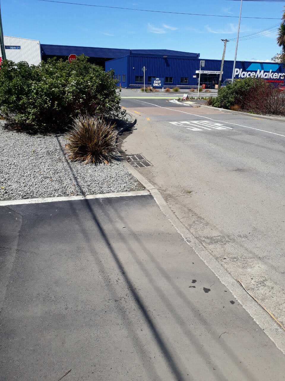 The photograph attached to this wastewater/stormwater report