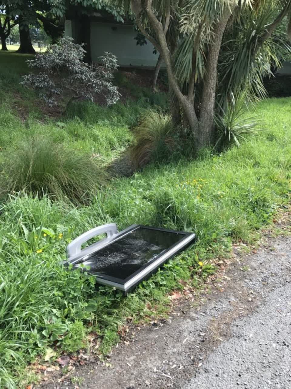The photograph attached to this rubbish/recycling report