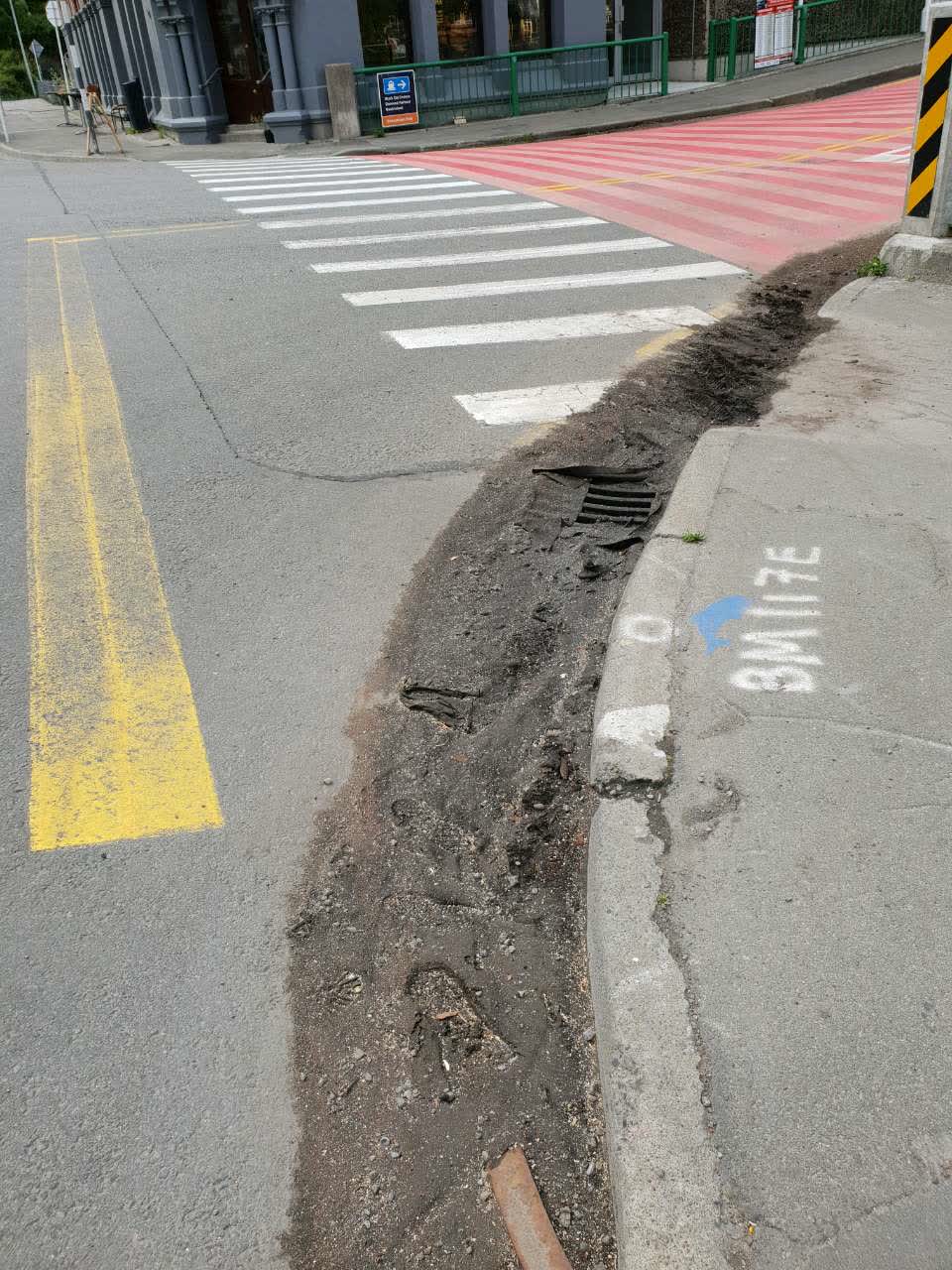 The photograph attached to this wastewater/stormwater report