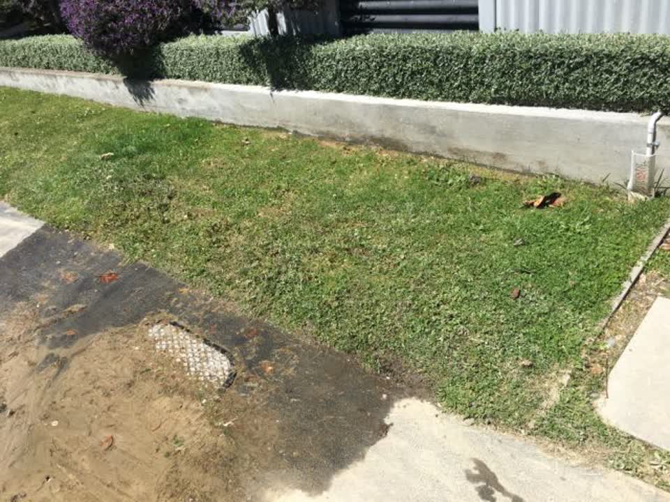 The photograph attached to this wastewater/stormwater report