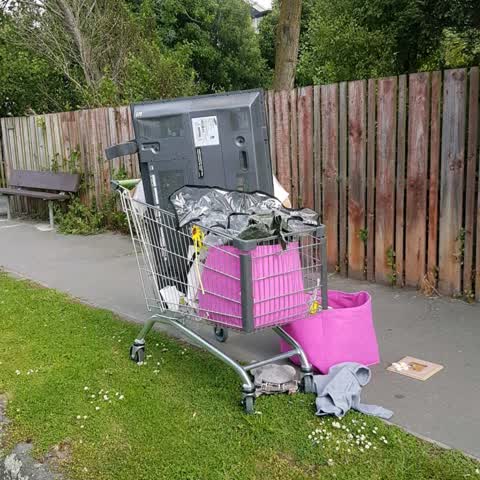 Rubbish/Recycling, a report photo