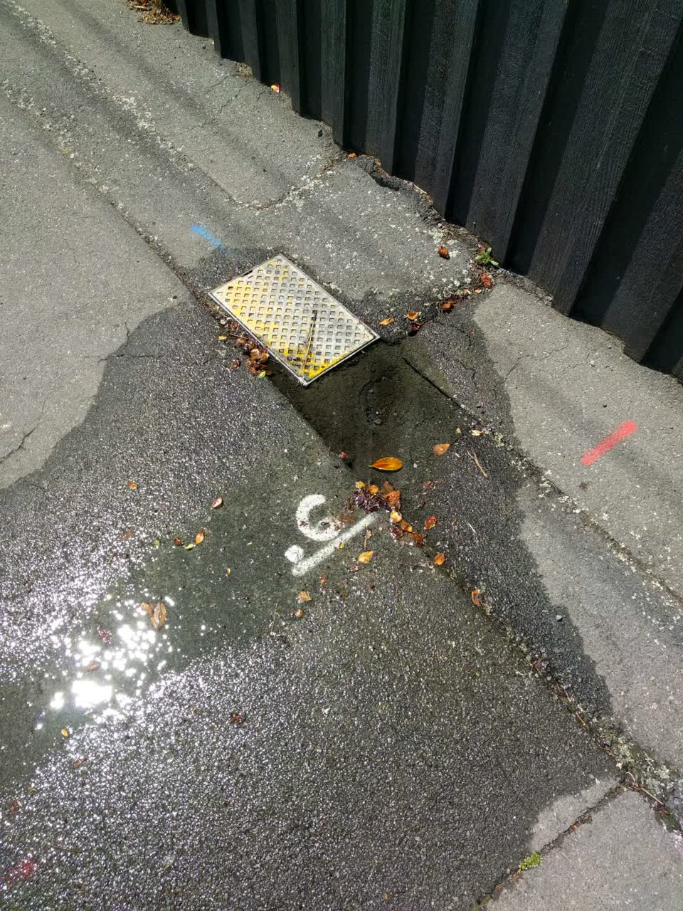 The photograph attached to this water supply report