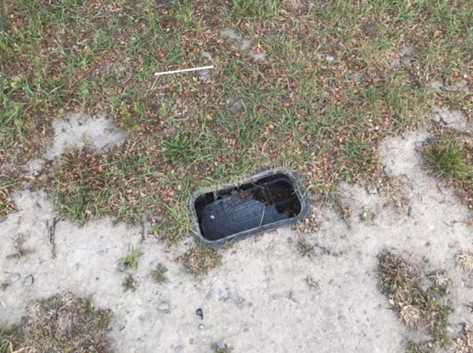 The photograph attached to this water supply report