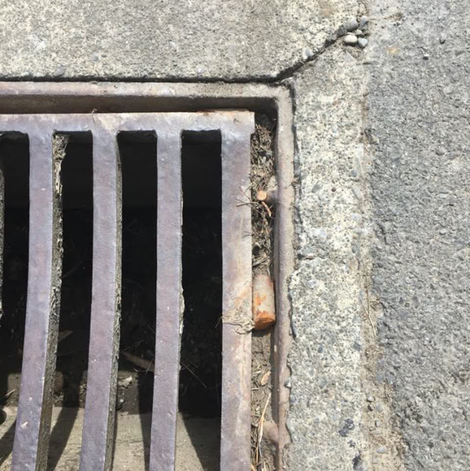 The photograph attached to this wastewater/stormwater report