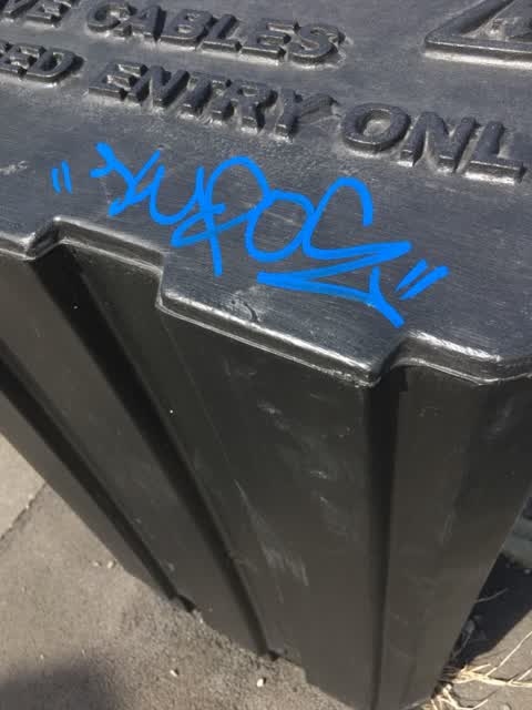 Graffiti, a report photo