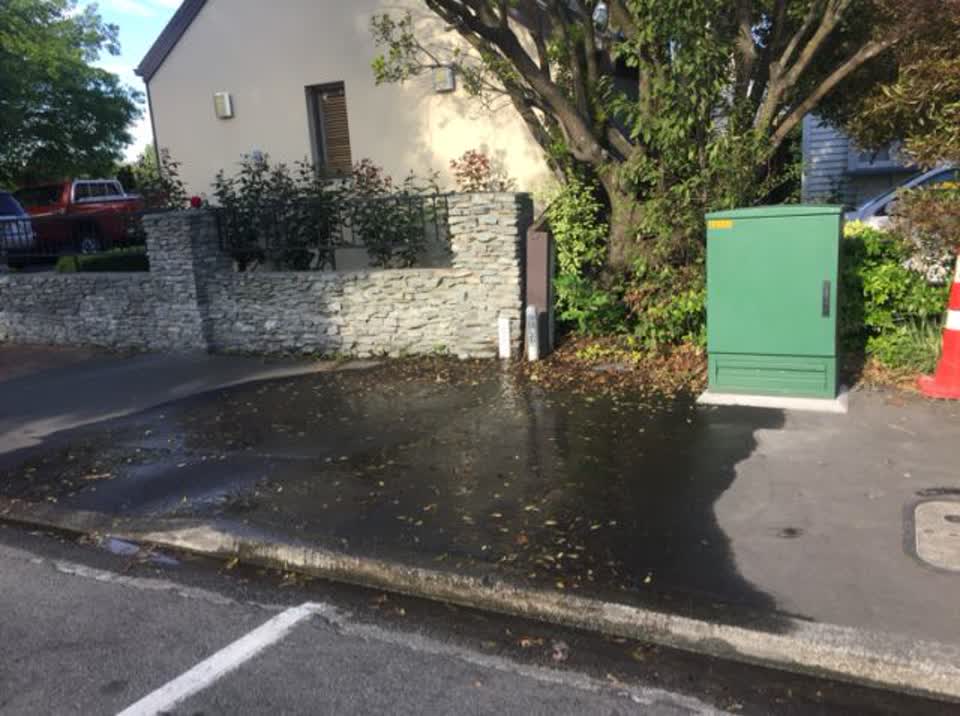 The photograph attached to this water supply report