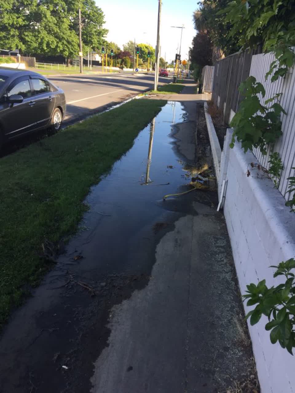 The photograph attached to this water supply report