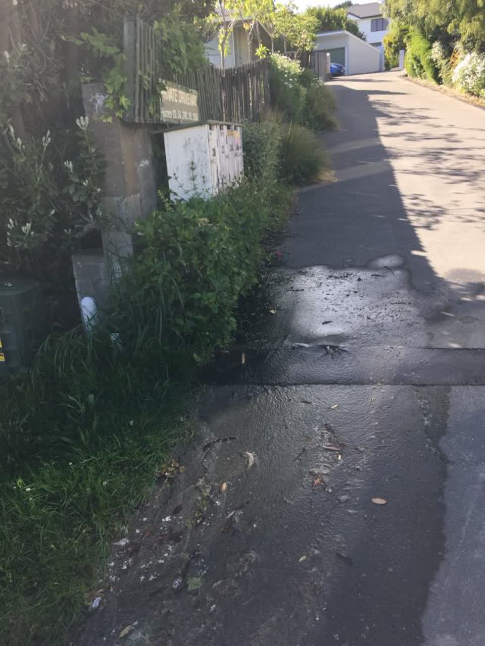 The photograph attached to this water supply report