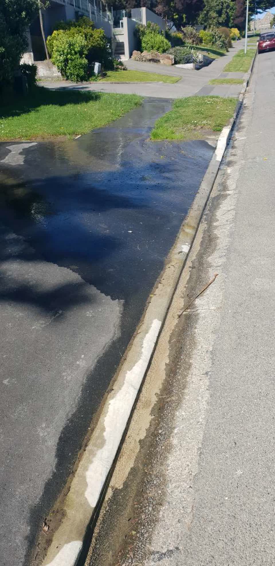 The photograph attached to this water supply report