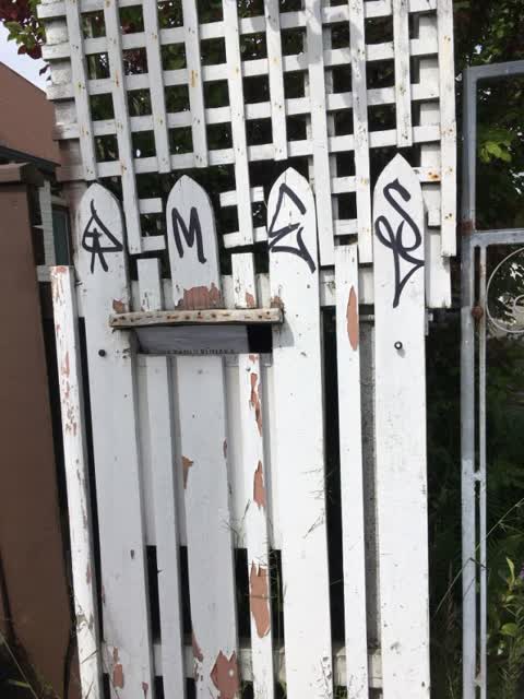 Graffiti, a report photo