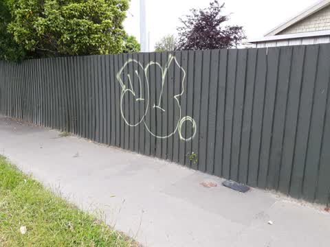 Graffiti, a report photo