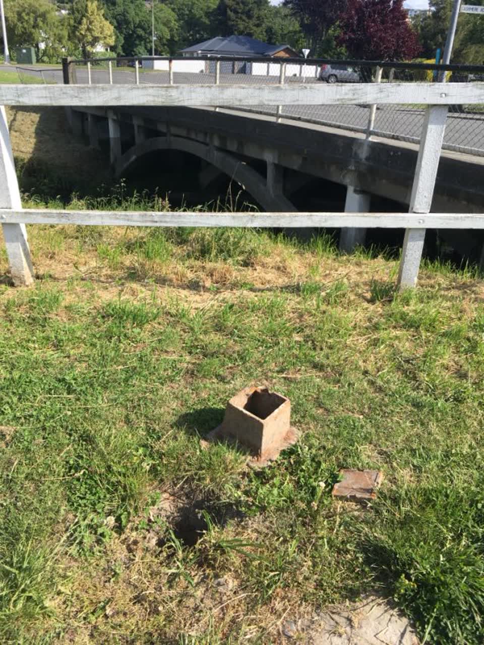 The photograph attached to this wastewater/stormwater report