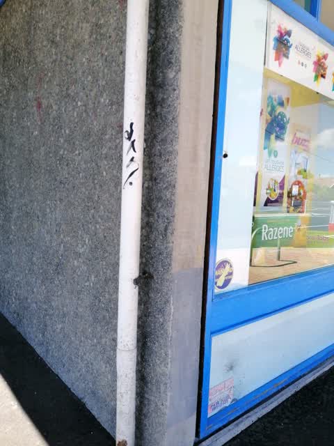 Graffiti, a report photo