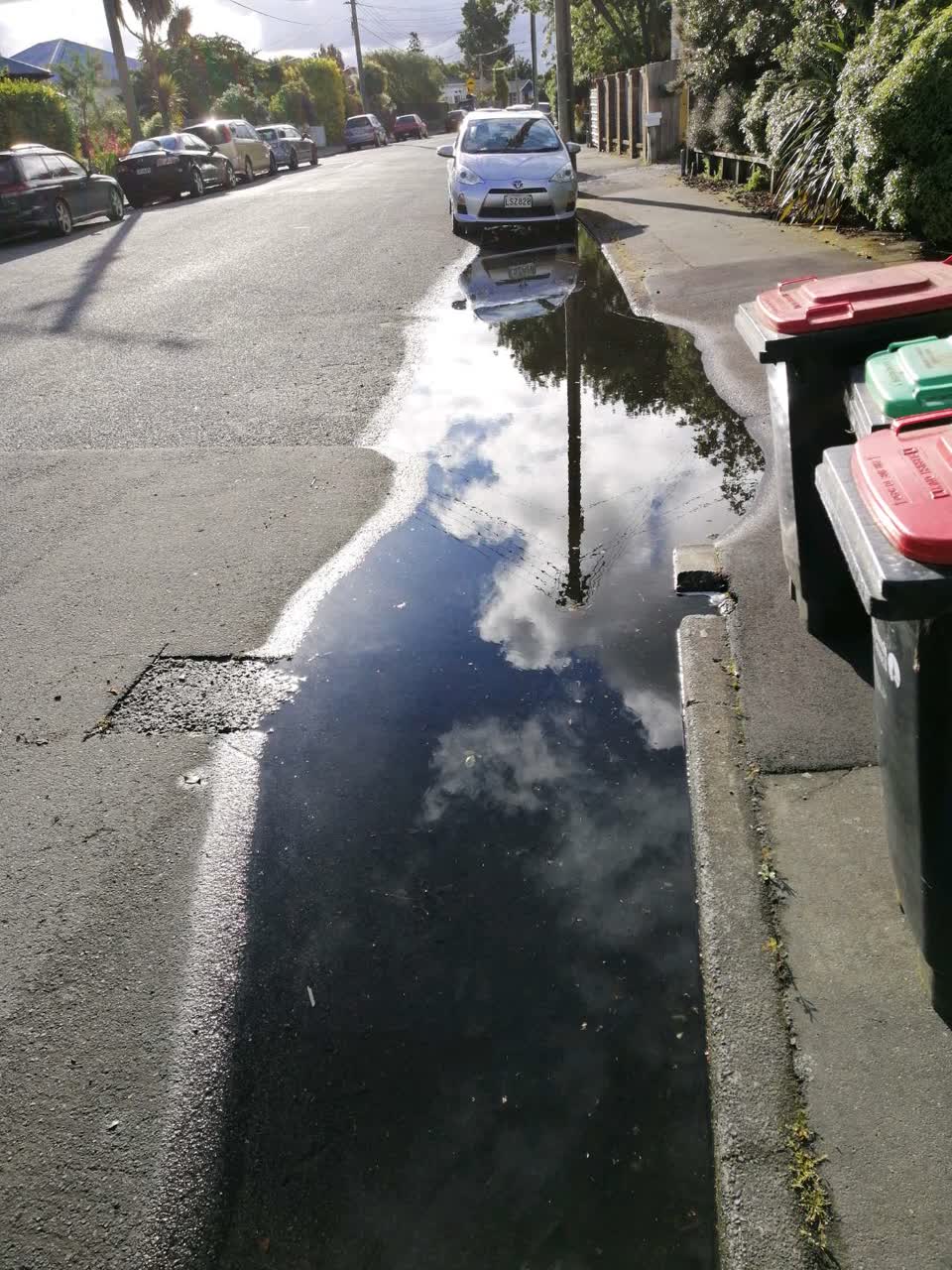 The photograph attached to this wastewater/stormwater report