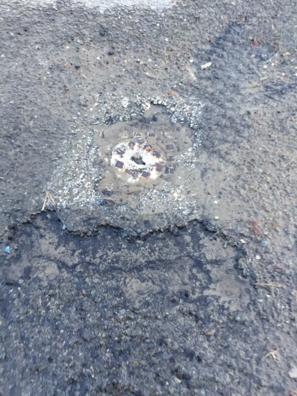 The photograph attached to this water supply report