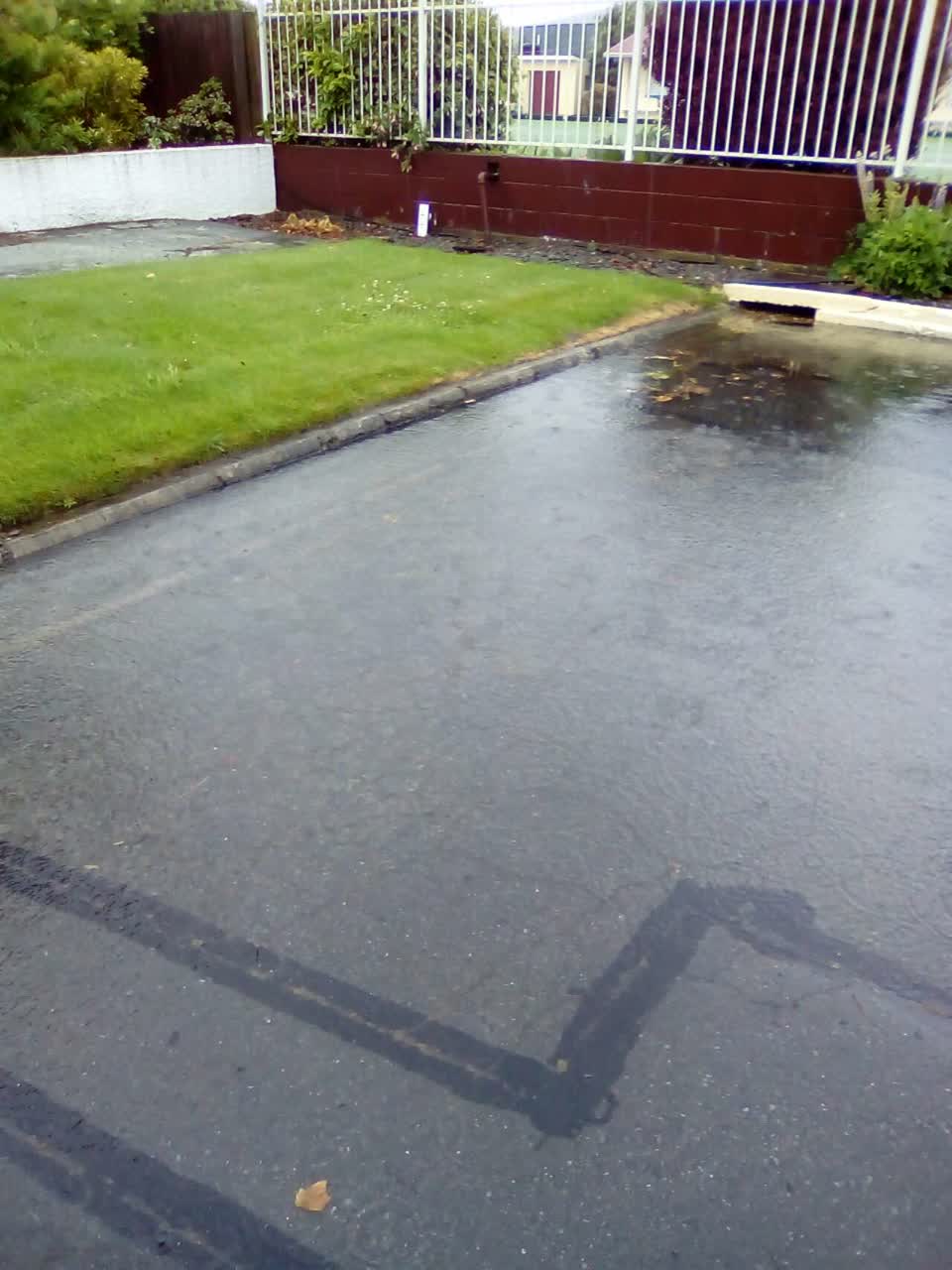 The photograph attached to this flooding report