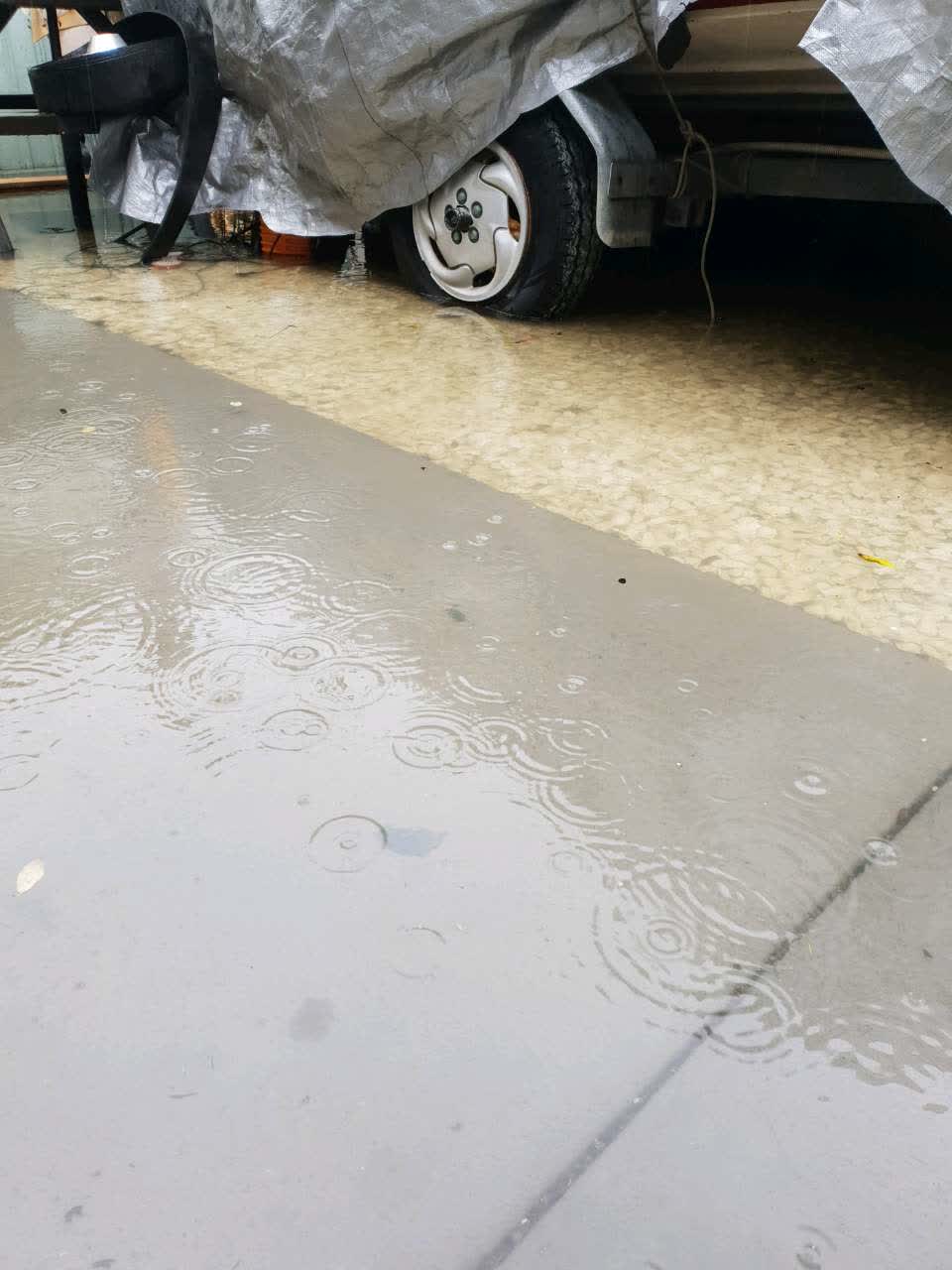 The photograph attached to this wastewater/stormwater report