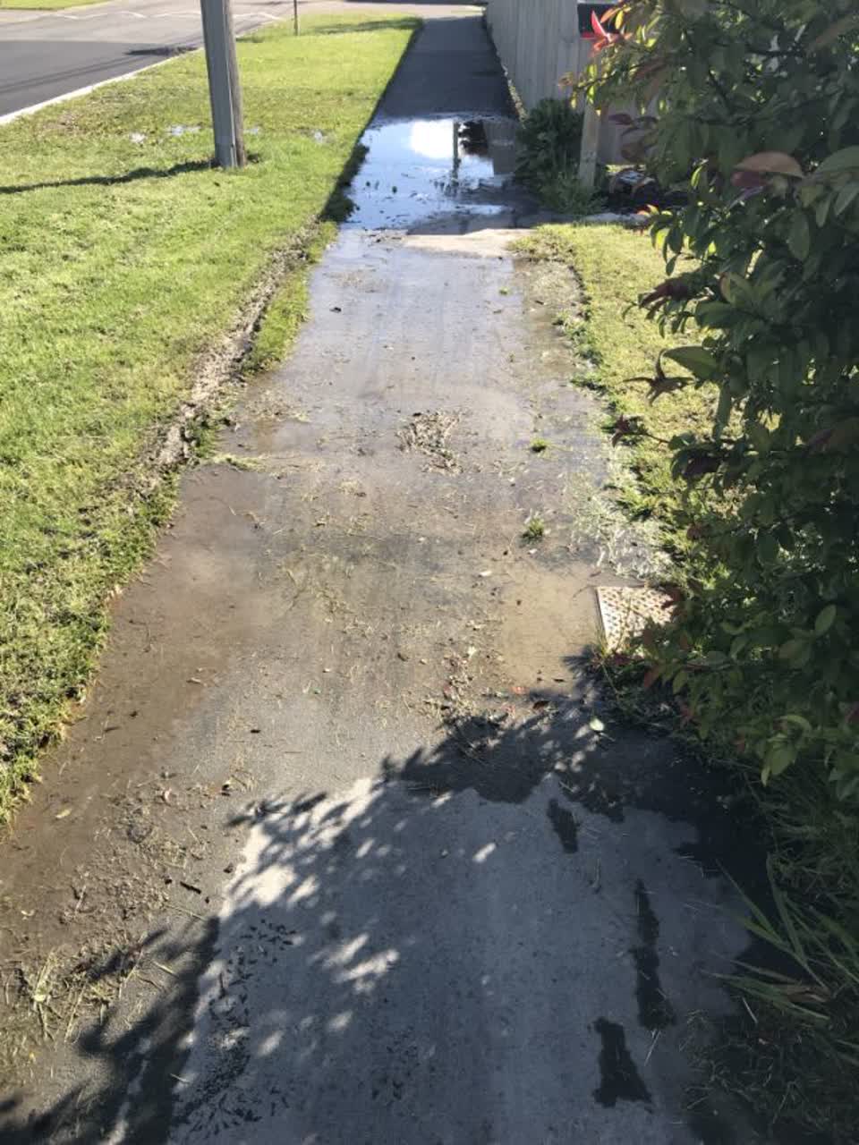 The photograph attached to this water supply report