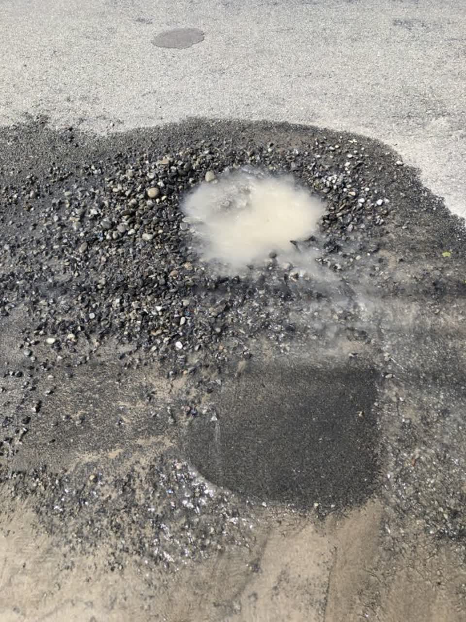 The photograph attached to this water supply report