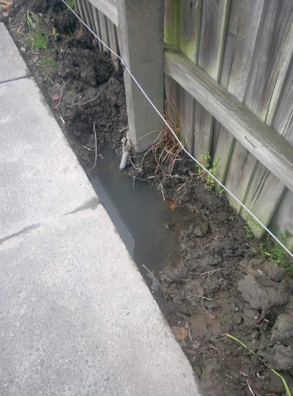 The photograph attached to this water supply report