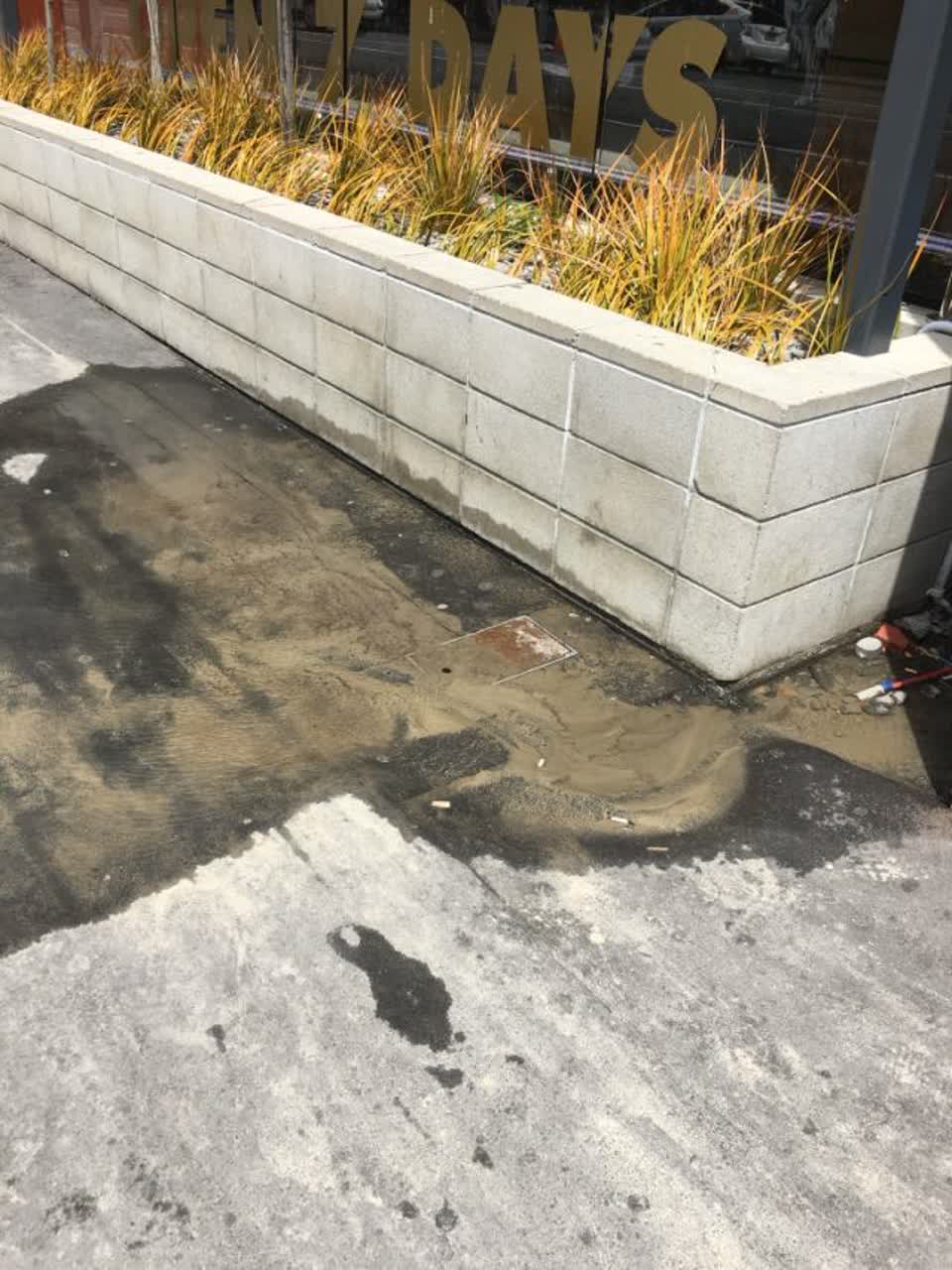 The photograph attached to this water supply report