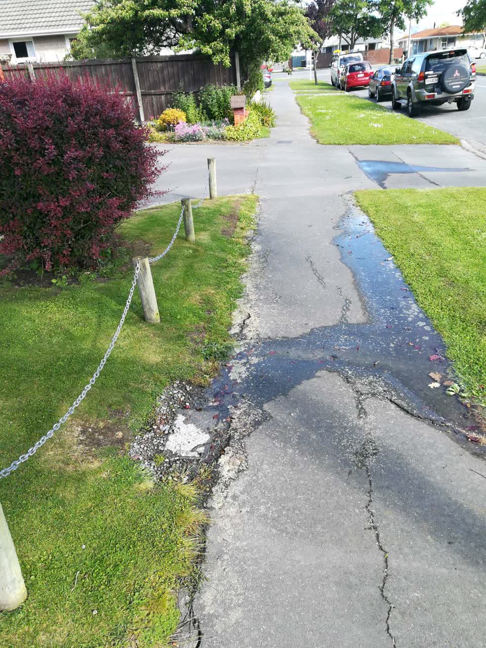 The photograph attached to this water supply report