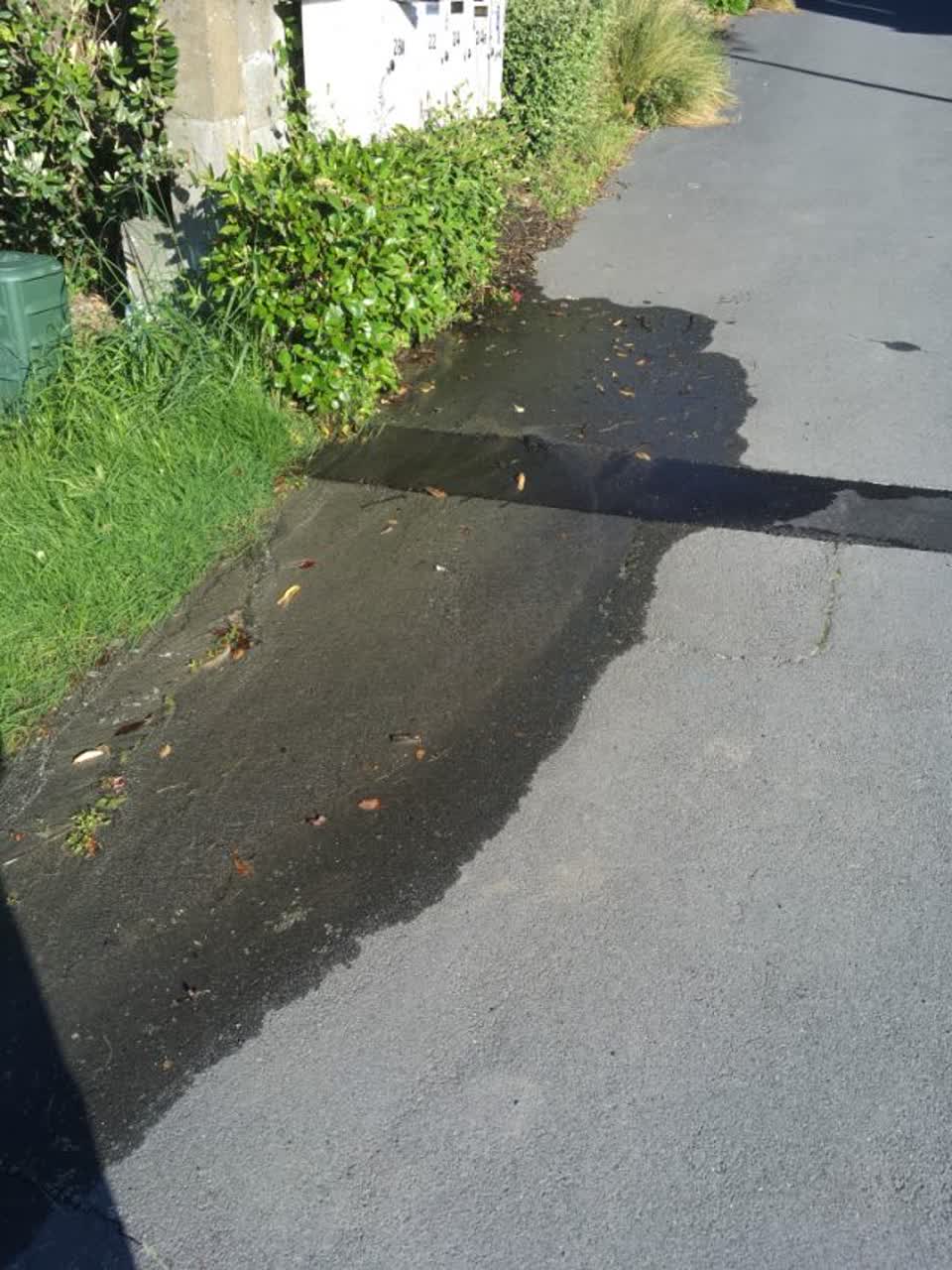 The photograph attached to this water supply report