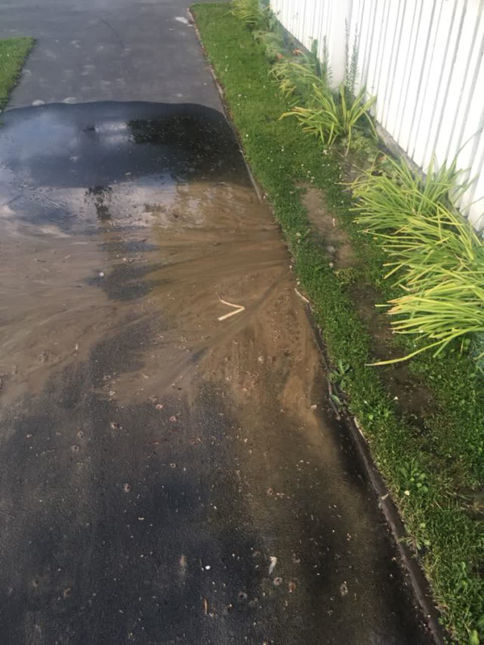 The photograph attached to this water supply report