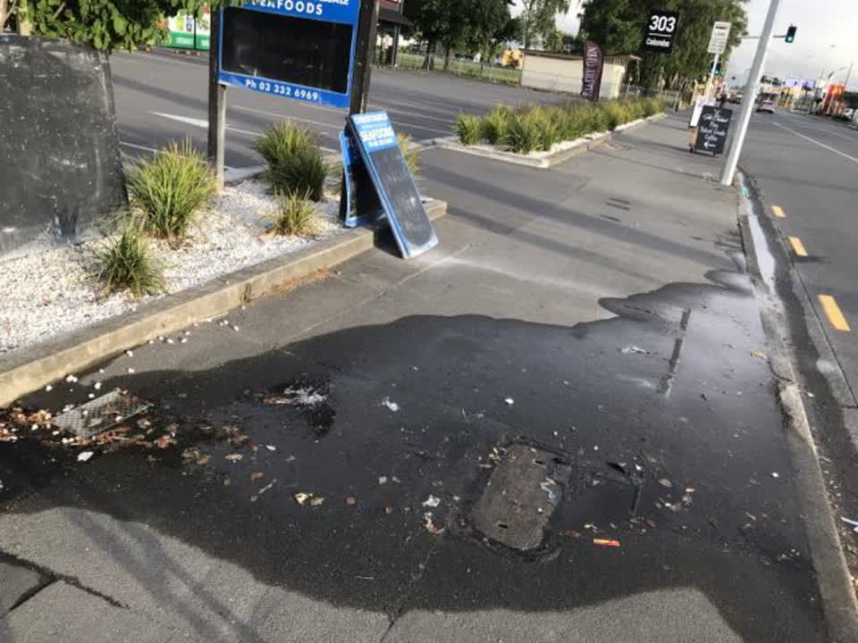 The photograph attached to this water supply report