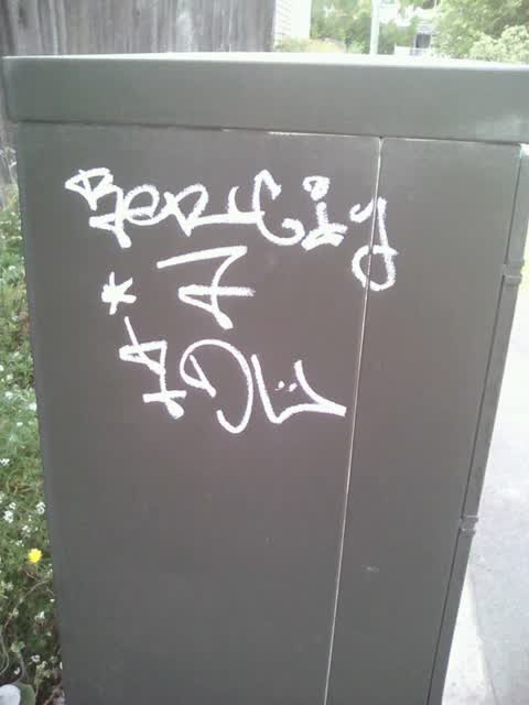 Graffiti, a report photo