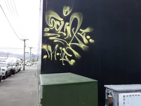 Graffiti, a report photo