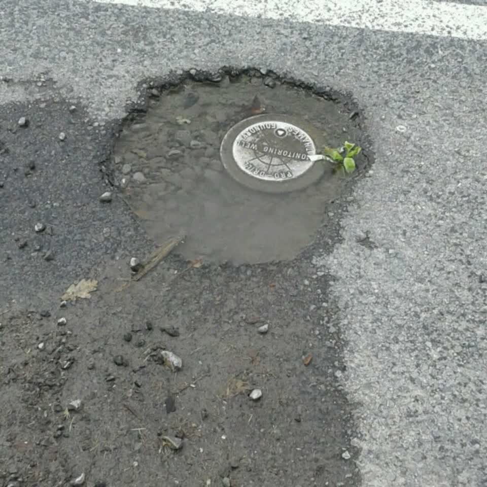 The photograph attached to this wastewater/stormwater report