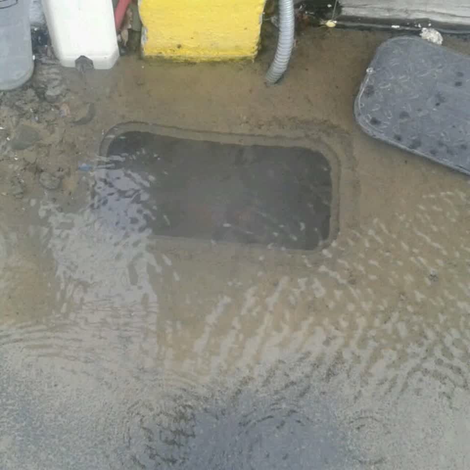The photograph attached to this wastewater/stormwater report