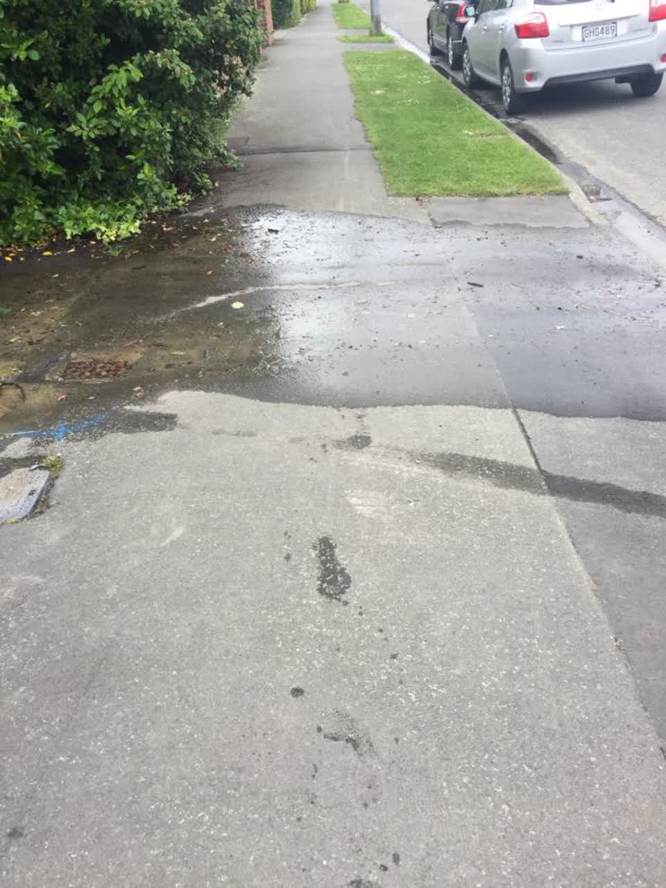 The photograph attached to this water supply report