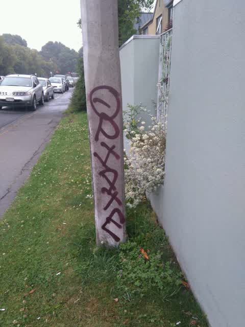 Graffiti, a report photo