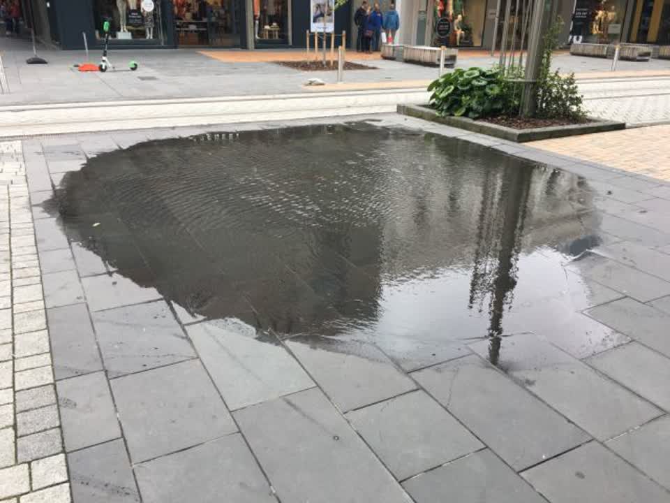 The photograph attached to this wastewater/stormwater report