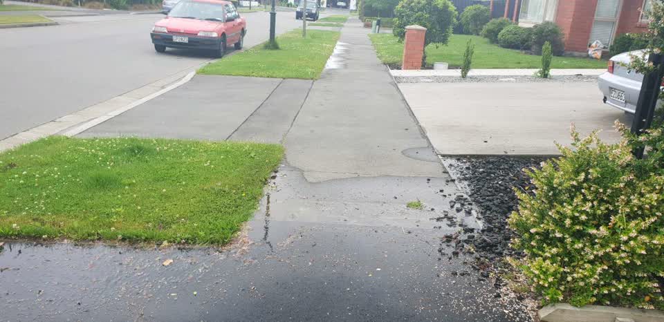 The photograph attached to this water supply report