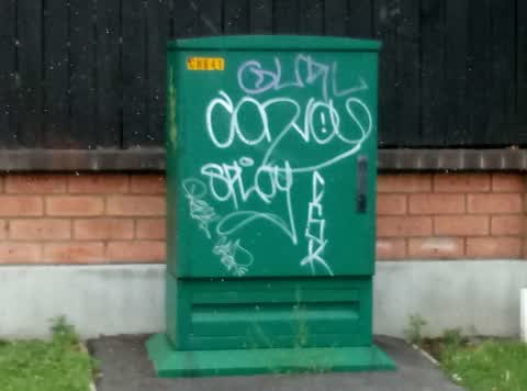 Graffiti, a report photo