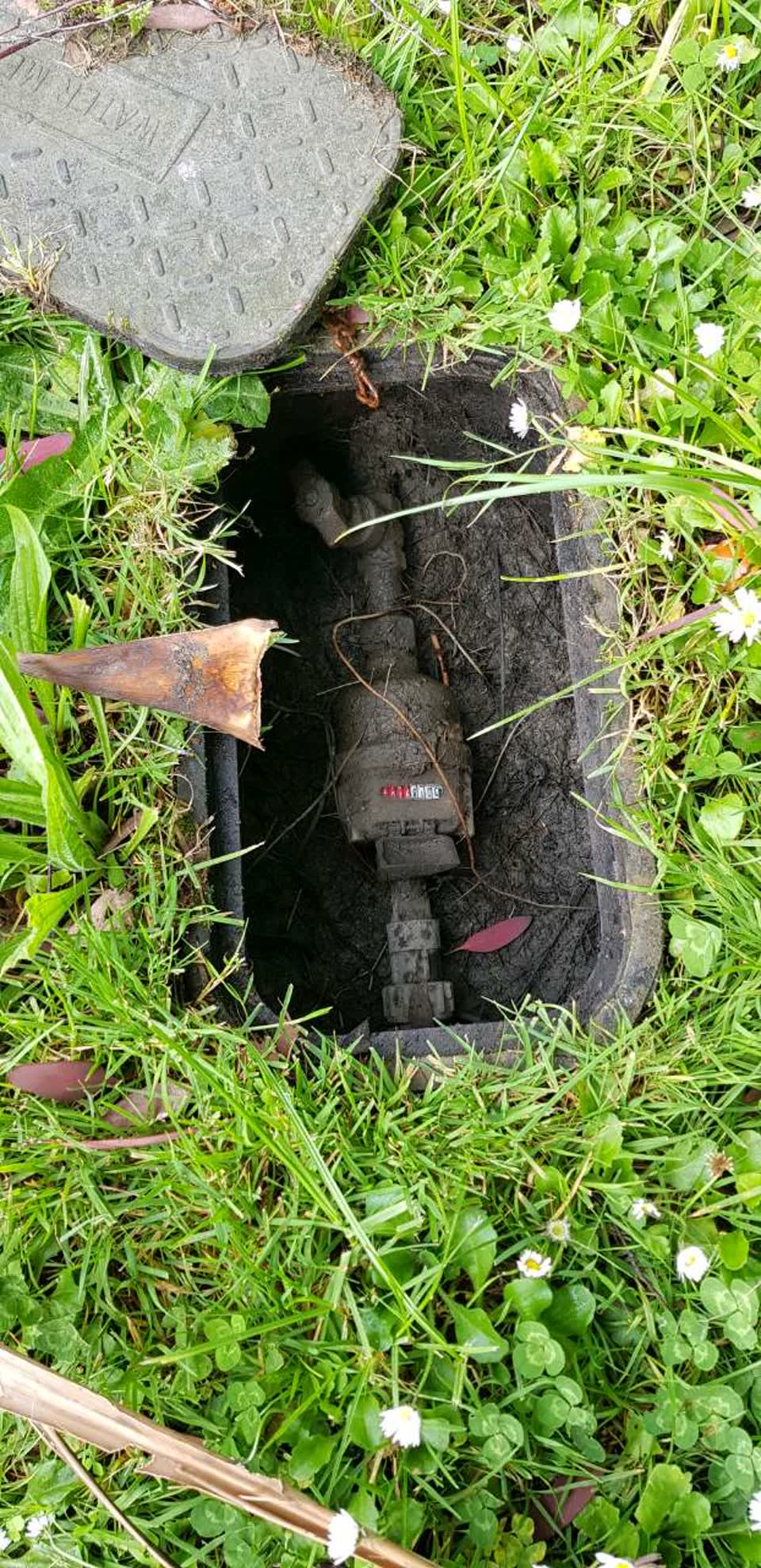The photograph attached to this water supply report