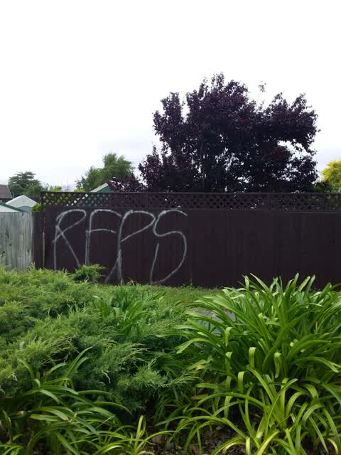 Graffiti, a report photo