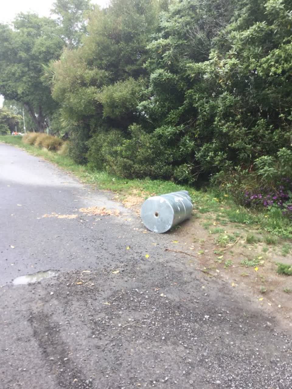 The photograph attached to this rubbish/recycling report