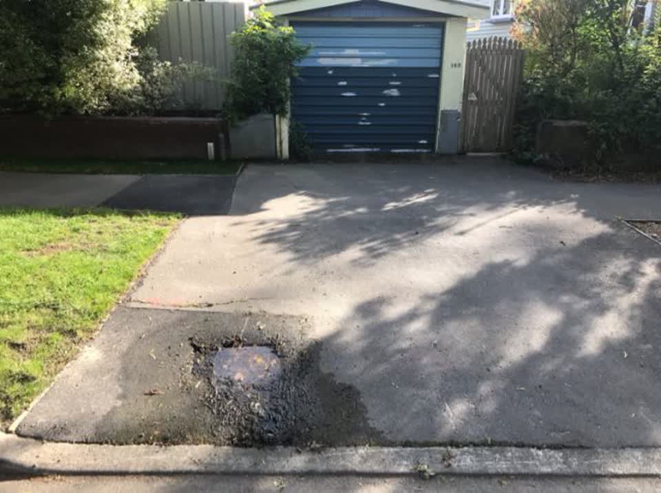 The photograph attached to this water supply report
