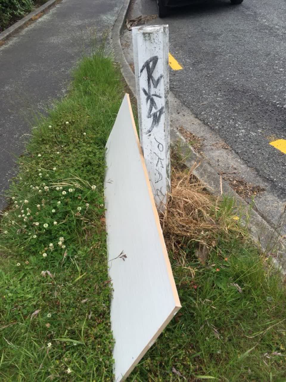 The photograph attached to this rubbish/recycling report